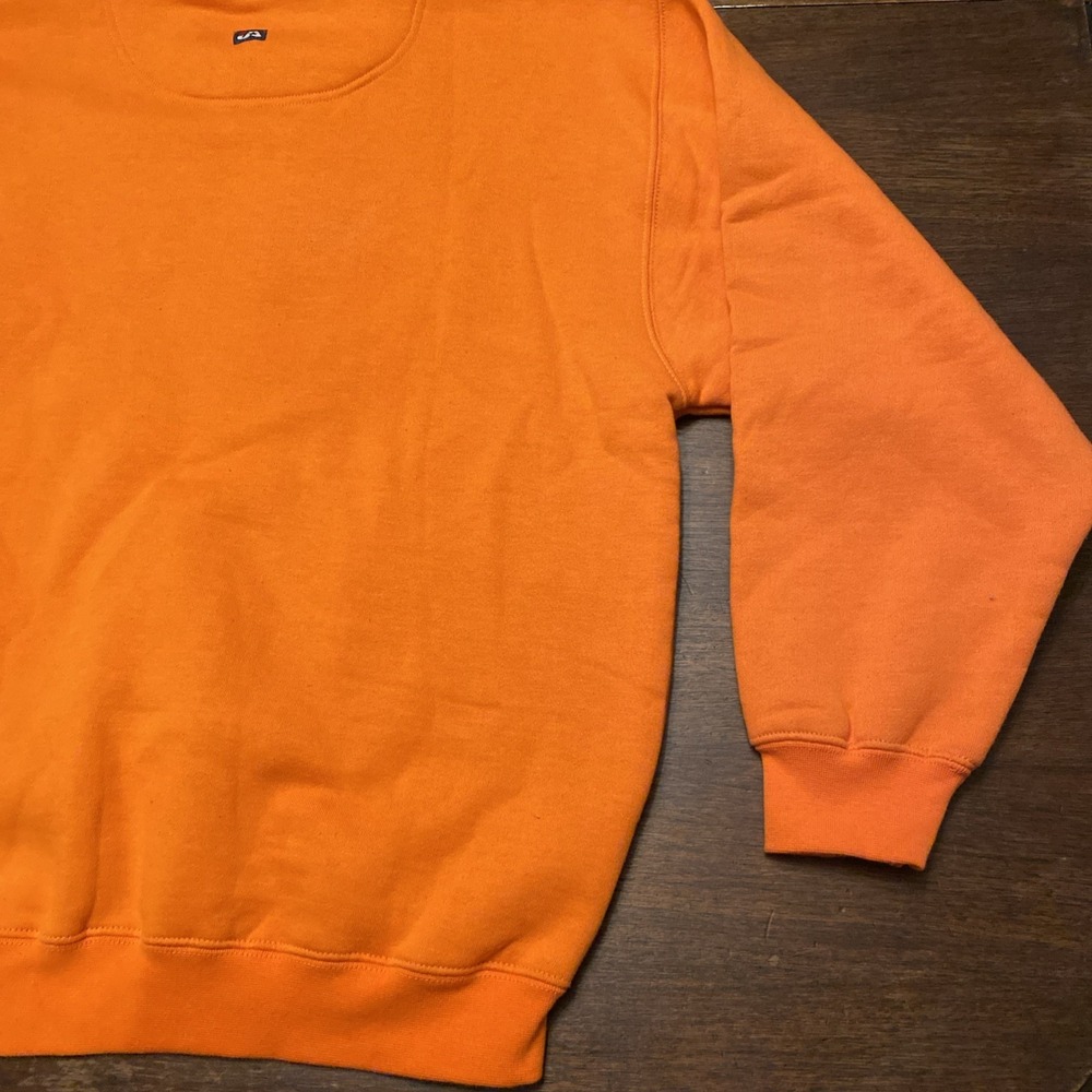 New Clemson Baseball Embroidered Sweatshirt Men's Size Small Orange J‎ America - Picture 8 of 9